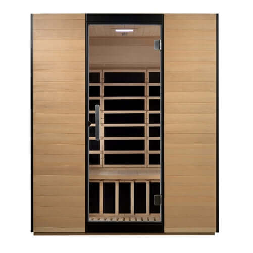 GoldenDesigns DYN-6326-01 Valencia 3 Person Ultra Low EMF FAR Infrared Sauna (New)