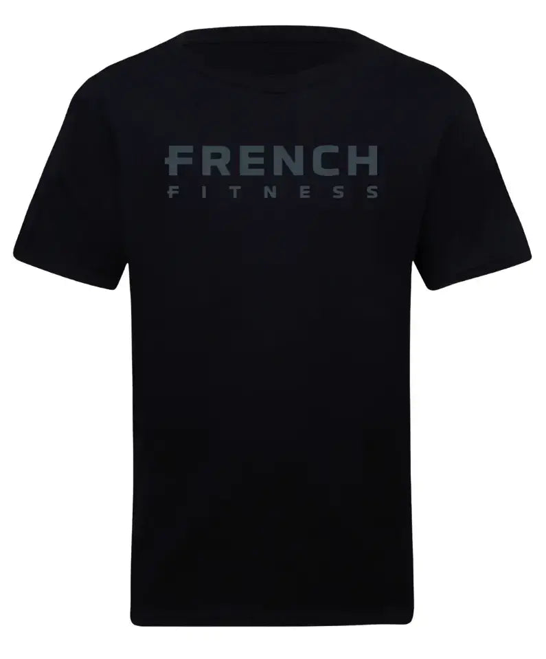 French Fitness Basic T-Shirt Men's Black Medium (New)