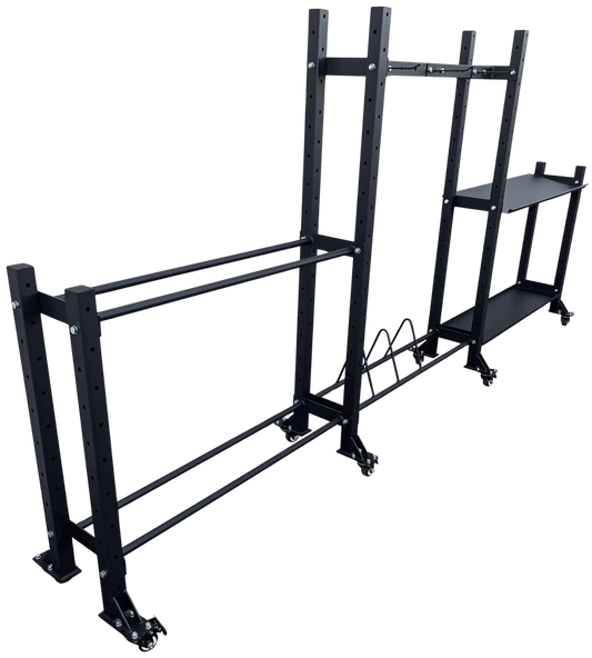 French Fitness 3 section Multi Tier Storage Rack System (New)