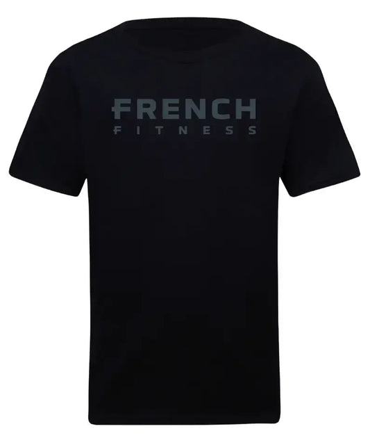 French Fitness Basic T-Shirt Men's Black Small (New)